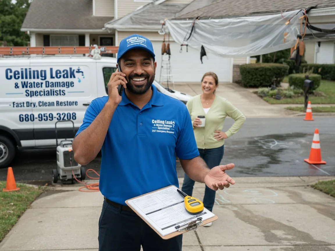 Ceiling Leak Cleanup Arrington, VA FAQs